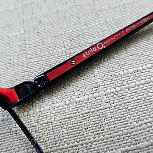 Etnia designed by Etnia Barcelona Women Eyeglasses Frame Black/Red AKITA Glasses - Picture 11 of 12